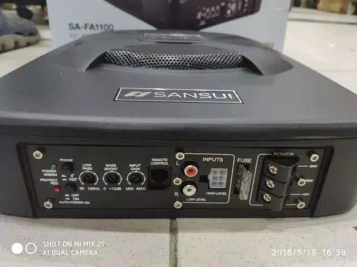 Subwoofer salon bas spiker speaker sansui sa fa1100 subwofer kolong mobil