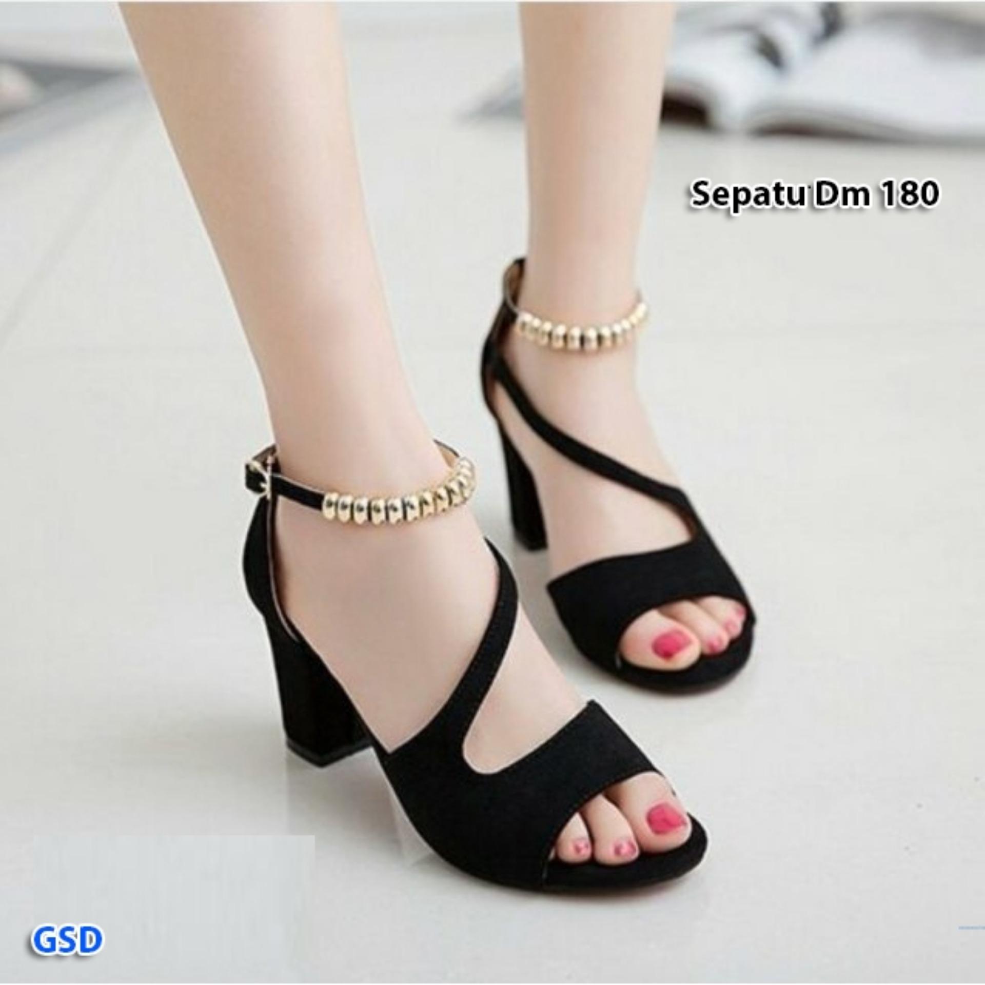 Fashion / sandal wanita / sepatu/sandal wedges / hils pesta / Sepatu Dm 180