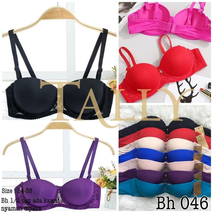 Bra Push Up Bra Setengah 1/2 Cup Kawat Tally 046 NEW