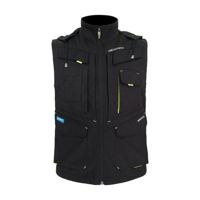 Rompi Harian Anti Angin | Respiro New Shutter vest R1 Black