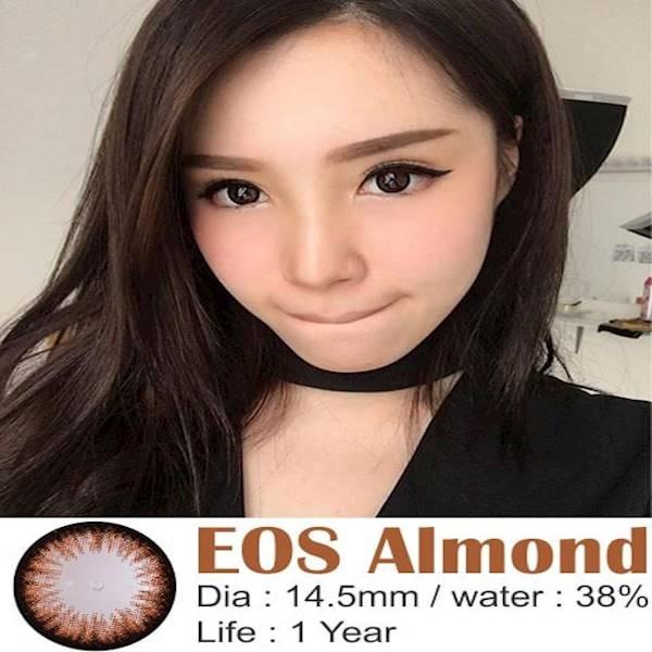 Promo Softlens EOS Almond Brown (Coklat)