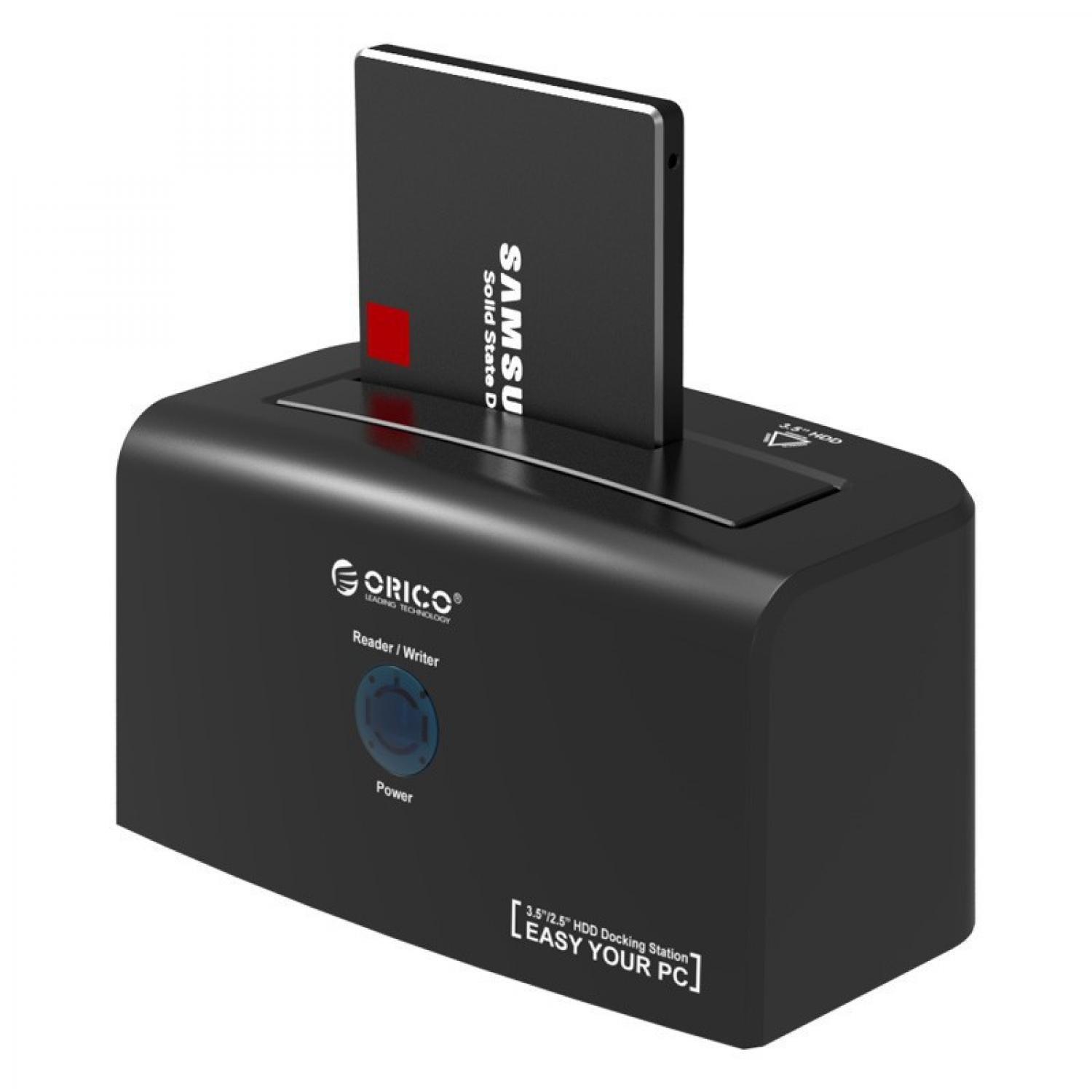 Orico USB 3.0 1-bay 2.5/3.5 SSD / HDD Docking Station - 8618US3 / Docking Harddisk Murah Terbaru / Tempat Pembaca Data Harddisk Terlaris