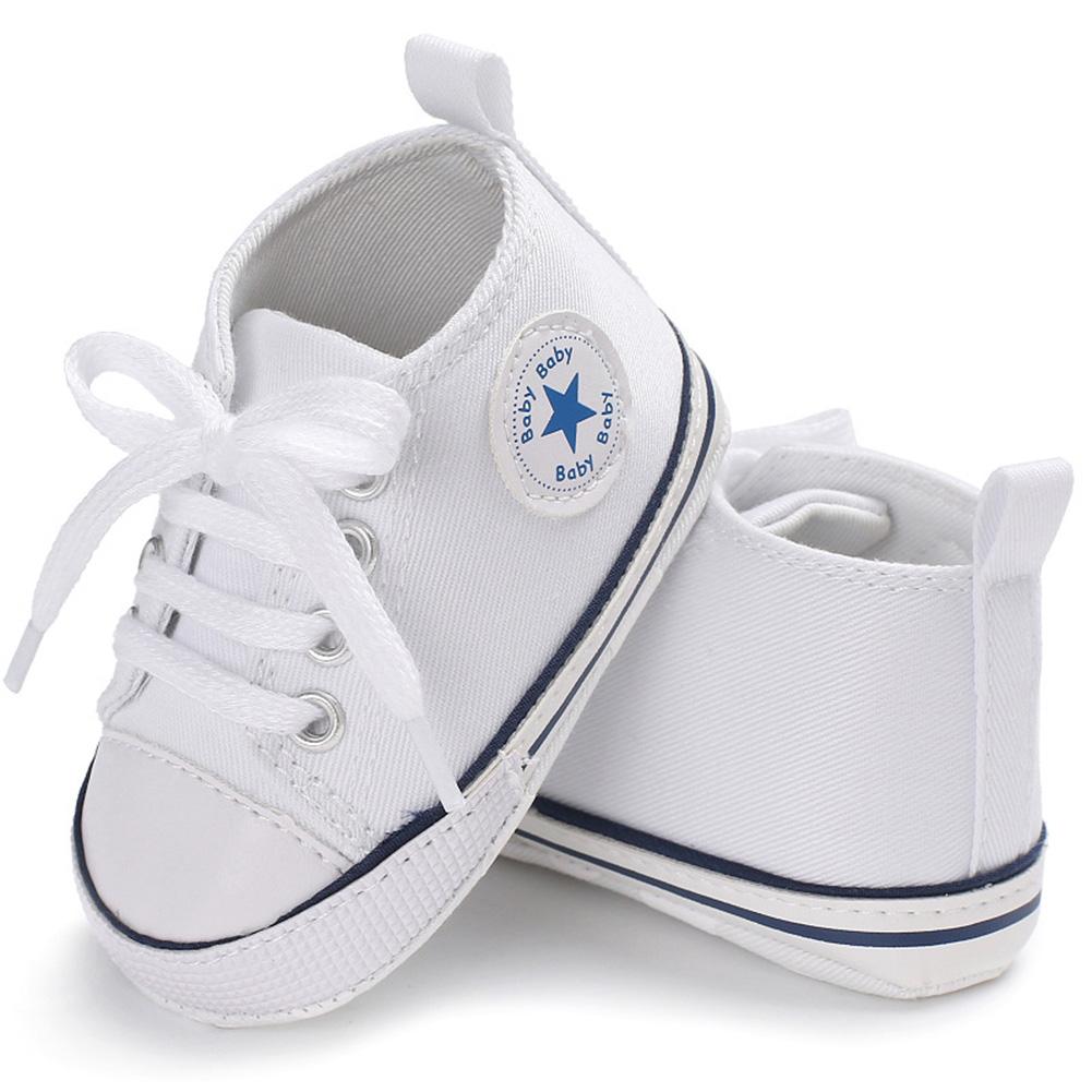 Kanvas Bayi Anak Laki-Laki Sepatu Lembut Tunggal Sneakers Untuk 0-1 Tahun Balita By Hiquuen
