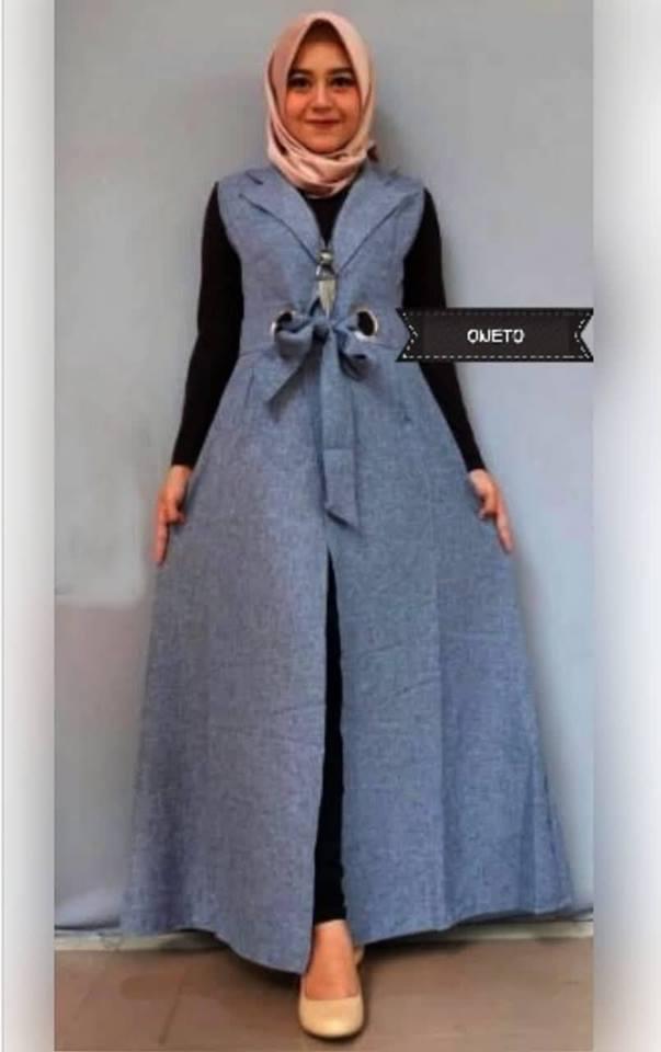 FASHIONFLOWER-DRESS OVERALL WANITA ONETO FIT TO XL-ADA 6 WARNA / DRESS MAXI / MUSLIM WEAR / PAKAIAN WANITA / BUSANA MUSLIM / FASHION WANITA / GAMIS MAXI