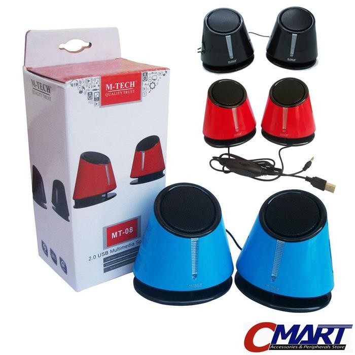 M-TECH Multimedia Speaker 2.0 Aktif Portable Speker Aktiv - MT-08