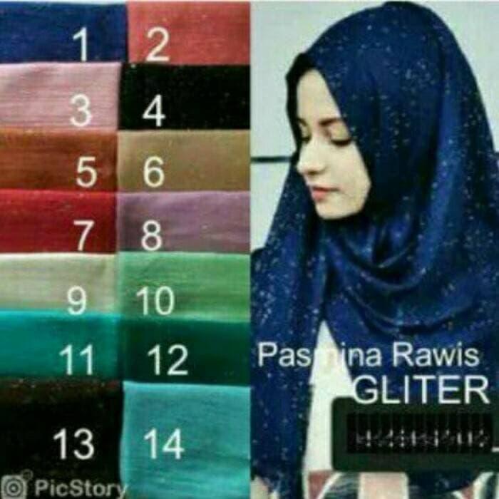PASHMINA GLITTER / JILBAB RAWIS / PASMINA RAWIS GLITER