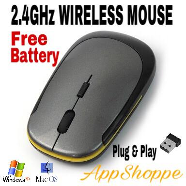 Mouse Wireless Magic Ultra Slim 2.4GHz Mirip Rapoo 3500 GREY