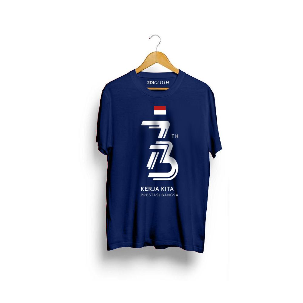 Kaos HUT KEMERDEKAAN INDONESIA 73 Premium quality