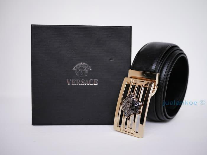 Best Seller!! Ikat Pinggang Kulit Pria Versace Ct112G - ready stock