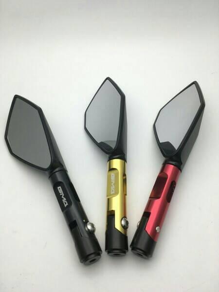 Spion Tomok 02 Full Cnc ( TIDAK ADA CAMPURAN PLASTIK ) semua motor | ( spion motor variasi kaca honda yamaha beat nmax vario bulat scoopy )