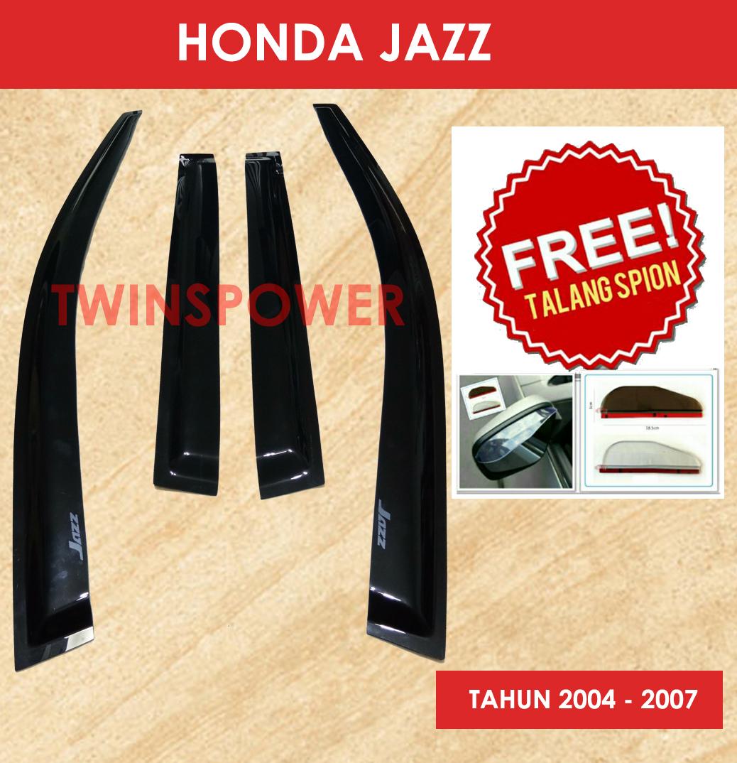 Talang Air Mobil Honda Jazz + FREE Talang Spion