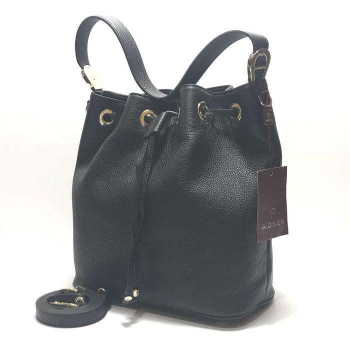 Hemat 10%!! Tas Aigner Original Aigner Roma Drawstring Hobo - ready stoC-K