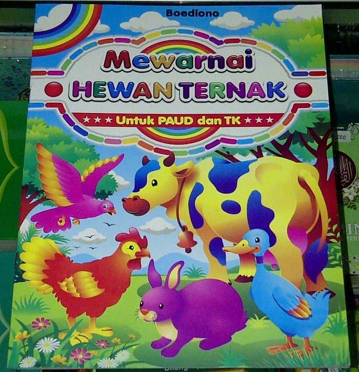 buku belajar mewarnai / Buku Anak, buku mewarnai/ Buku Anak, buku belajar Mewarnai ukuran besar - paket 5 buah