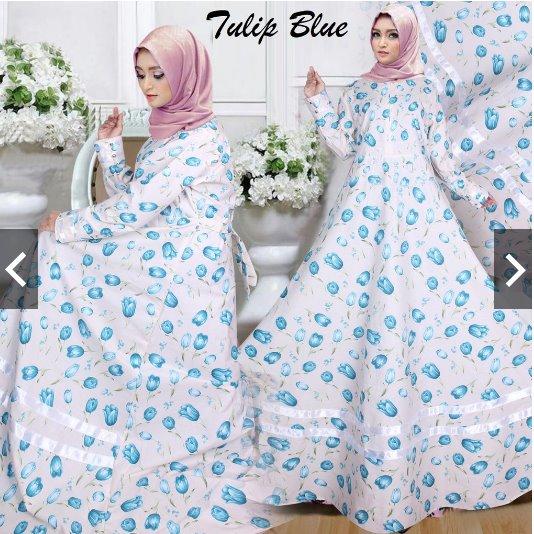 MoslemWear Gamis Pesta Cantik Premium Katun Jepang Halus - Fashion Busana Muslimah Jumbo Busui Seleting Depan - Mewah Elegan Modern Casual - Kebaya Modern Gaun Party Maxi Dress Hijab Jilbab Batik ihtulip ihmawar