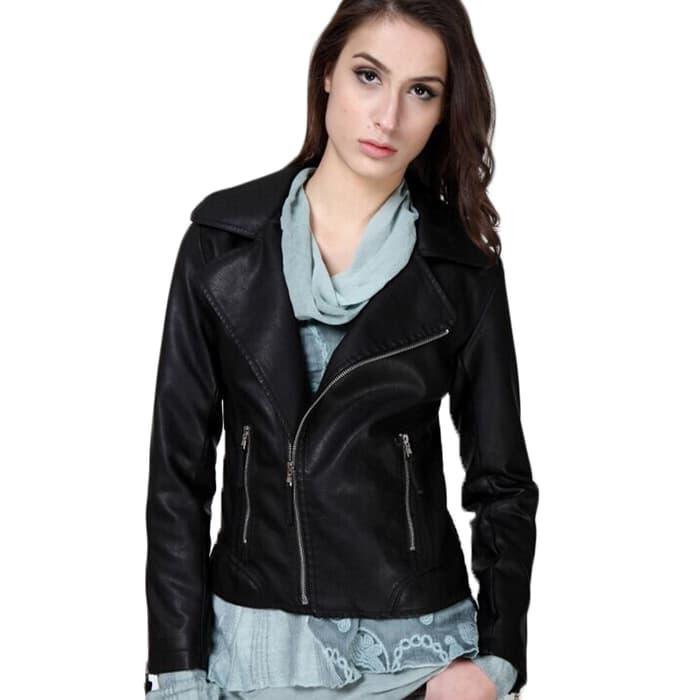 Jaket Kulit Wanita Model Blazer Harian Motor