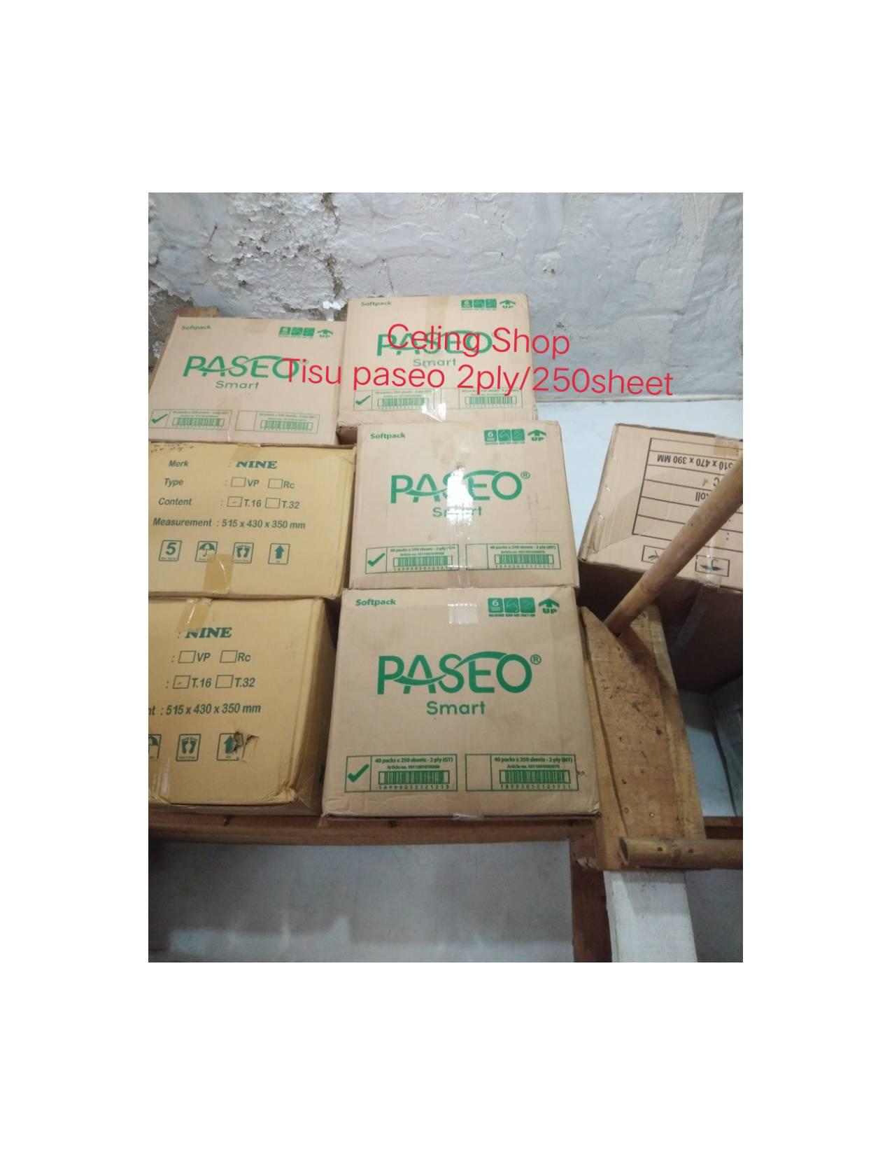 Tisu tissue paseo lembar 2ply/250sheet harga/dus
