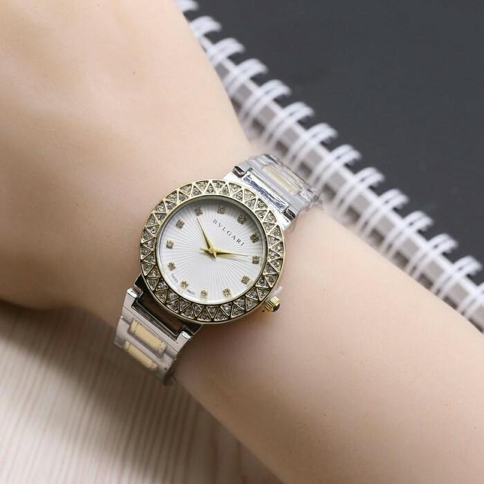 murah jam tangan wanita laris Bvlgari / jtr 1115 kombinasi BEST SELLER