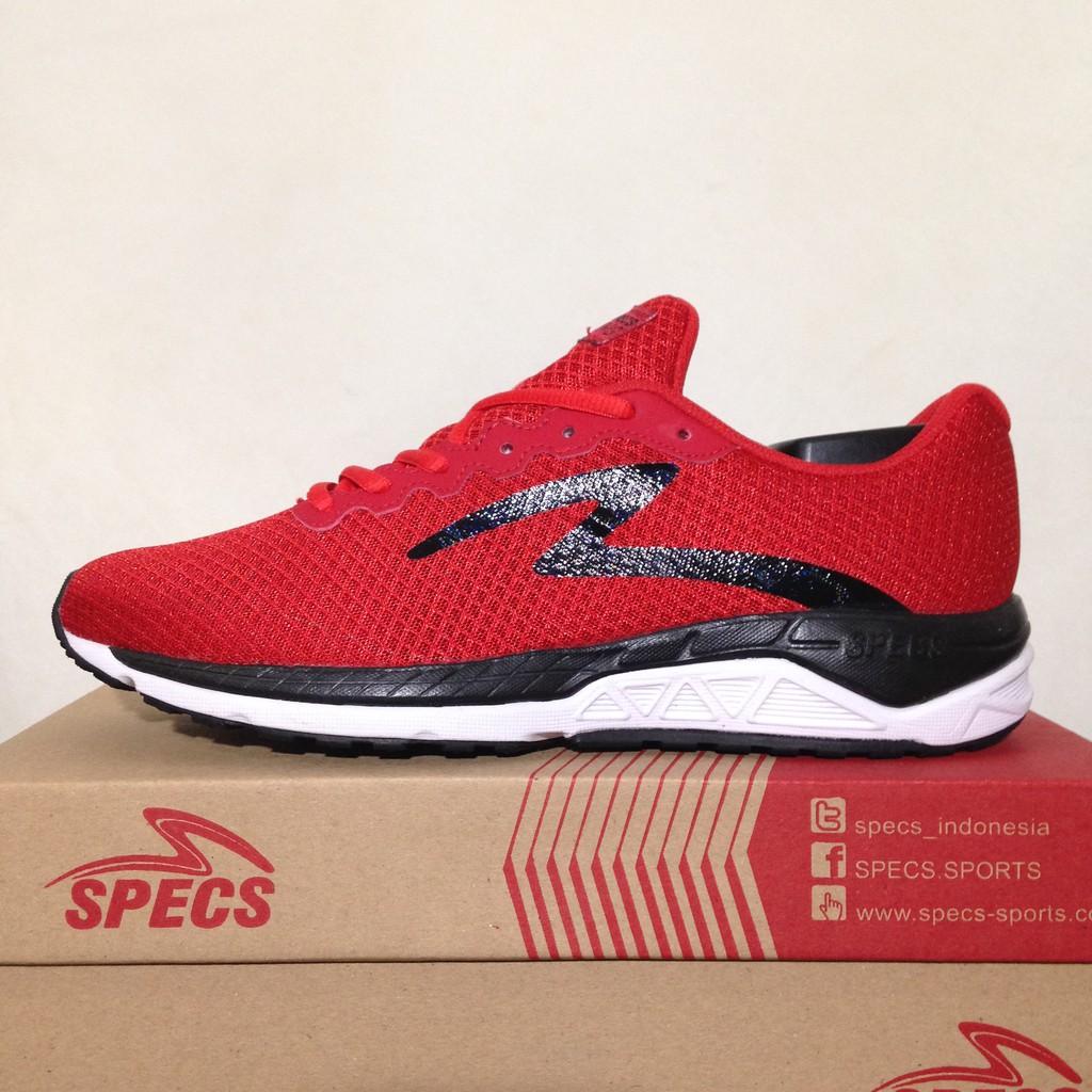 Sepatu Running/Lari Specs Dual Enduro True Red 200505 Original BNIB Variasi Tidak Ada