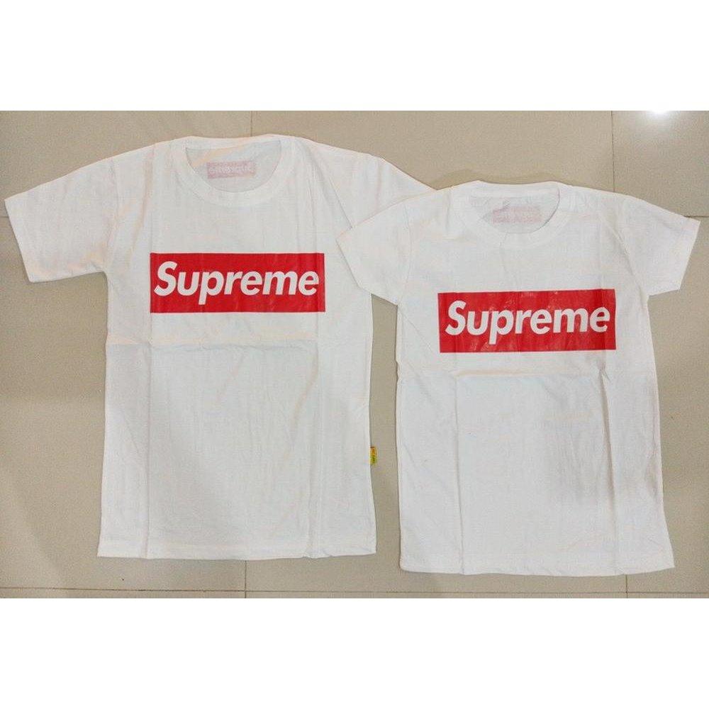 CS - READY STOK T-SHIRT / KAOS COUPLE SUPREME I TREN ZAMAN NOW I KAOS PASANGAN I GOOD QUALITY I COD I BAYAR TEMPAT I