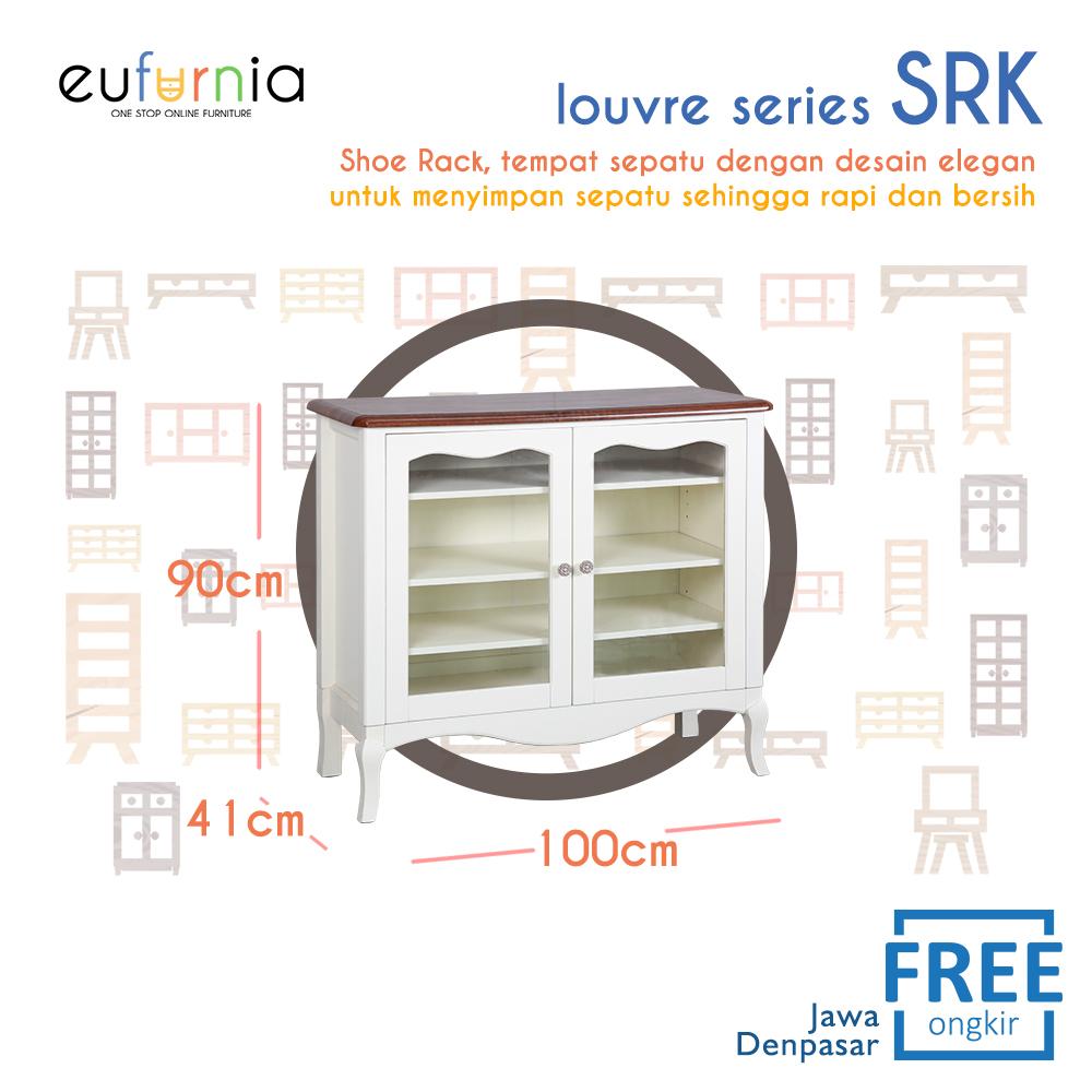 Eufurnia Olympic Louvre Series Shoe Rack Lemari Rak Sepatu European Style - SRK 0871133