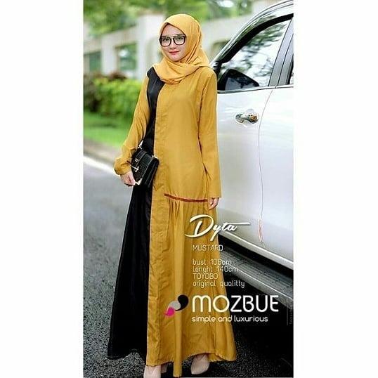 Baju gamis simpel long dress||Dita Maxi MC