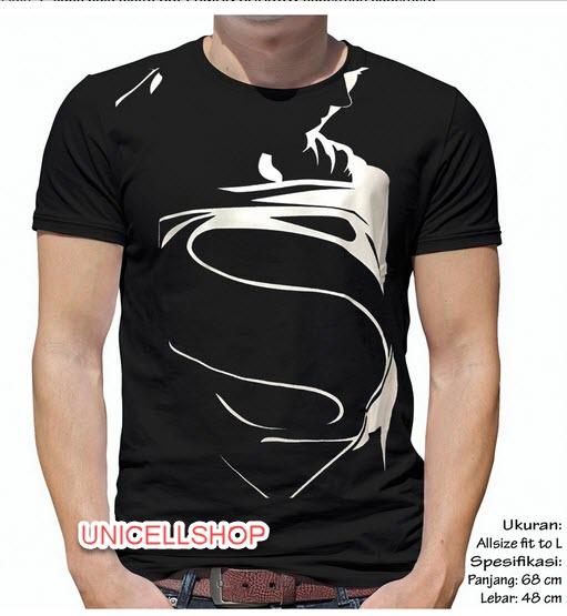 Tshirt Pria Distro / Kaos Pria Premium / Baju Pria Murah / Lengan Pendek / Character Superhero Anime Cartoon / (SUPERMAN) Shadow , Merah, Abu, Biru, Hitam / Kaos Cowok / Pakaian Pria TERLARIS