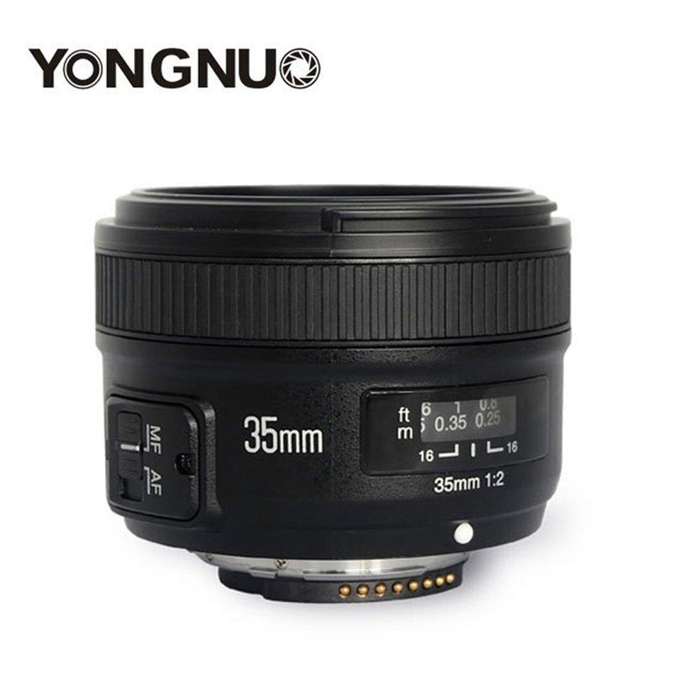 GOFT Yongnuo Yn35N Fixed Focus Lens F2.0 Wide-Angle (Black)