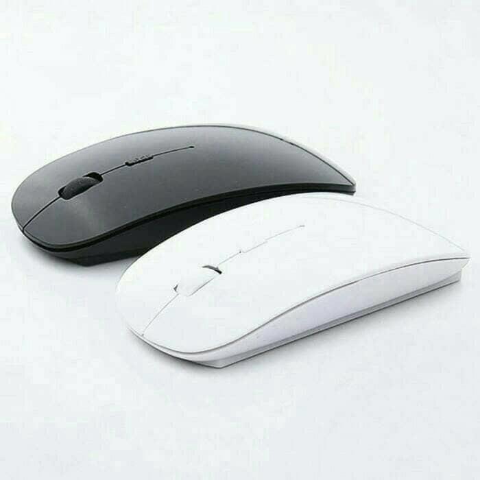 Mouse Wireless Model Mirip Mac Apple Bluetooth Wirreless
