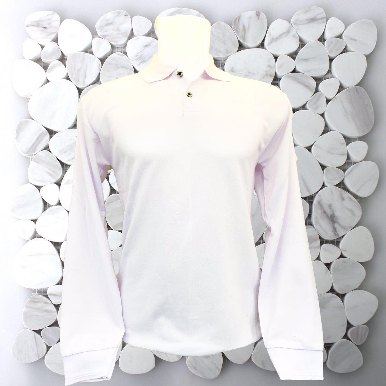 K99 - Kaos berkerah Polo Shirt Kaos Distro T-Shirt Fashion PANJANG Pria Baju Shirt Terbaru Kekinian Atasan Pakaian List Lengan Kerah Berkerah Lacos Formal Casual Sport Olahraga Murah Bagus Kaos Zaman Now