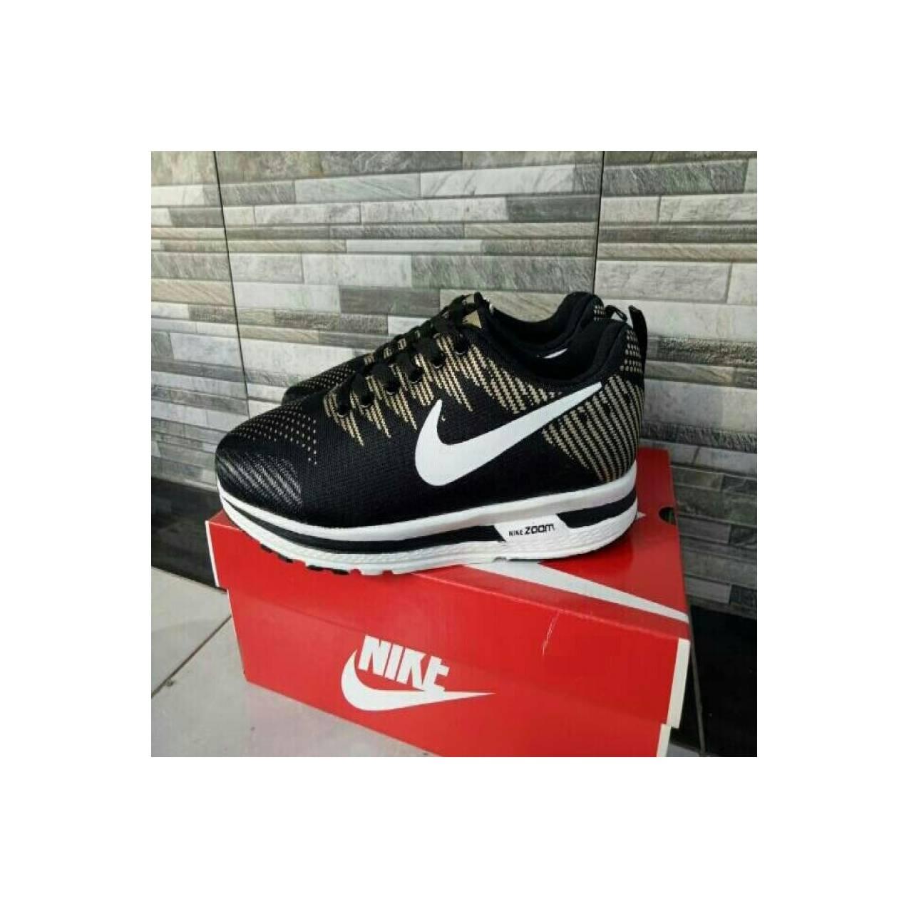 Sepatu olahraga Nike Zoom Running Black Golf Original