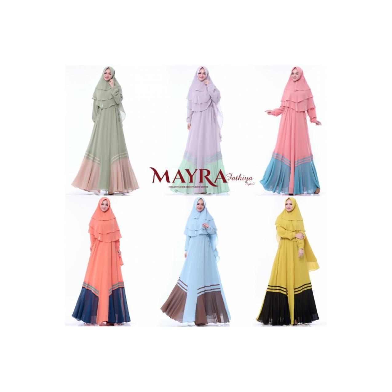 New Fathiya Syari Gamis cantik dan elegan untuk Lebaran/acara formal