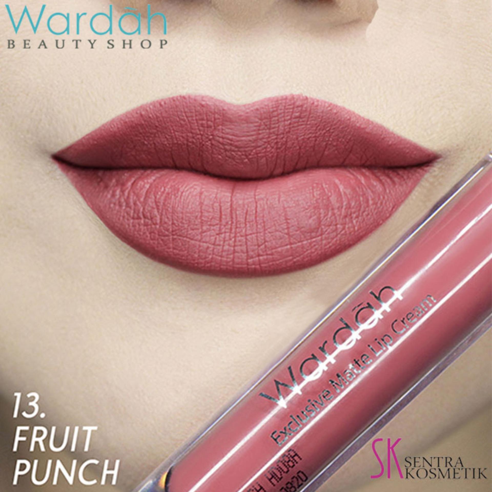 Wardah Exclusive Matte LIP CREAM 13 - Fruit Punch