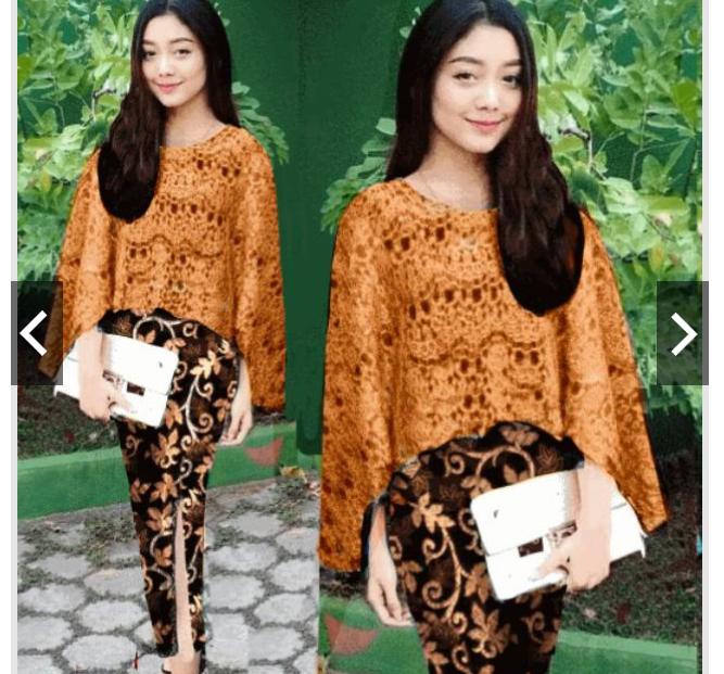MoslemWear Setelan Set Batik Silk Wanita 2 in 1 - Setelan Kebaya Pesta Modern Cape Outer Brukat Brokat - Wisuda - Fashion Busana Kondangan Muslimah - Gamis Pesta Kebaya Batik Brukat Brokat - Batik Pekalongan Solo - Hijab Jilbab Elegan ihvanya