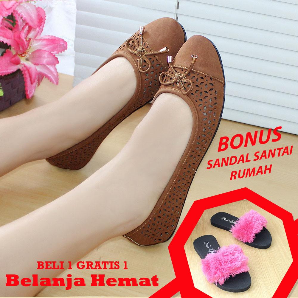 GRATICA FLATSHOES / SEPATU WANITA GRATICA / SEPATU GRATICA ORIGINAL / FLATSHOES GRATICA TERBARU / GRATICA SHOES / SEPATU FLAT GRATICA / SEPATU BALET GRATICA / SEPATU GRATICA GROSIR / SEPATU GRATICA MURAH GRATICA AL22 TAN (KHUSUS SIZE 38)