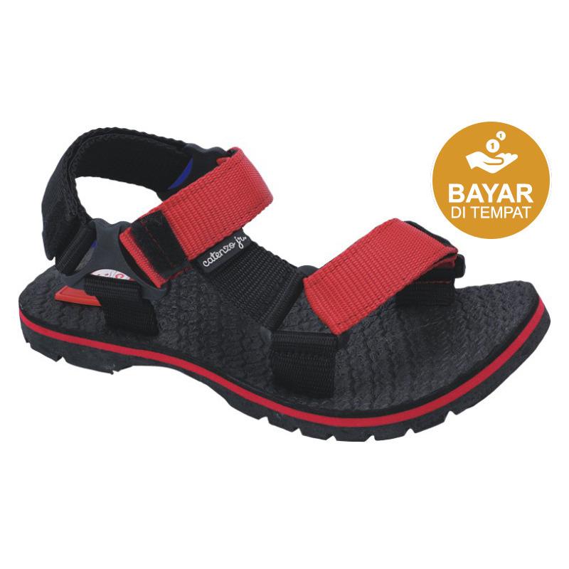 Catenzo Junior Sandal Gunung Anak CJJ 002 - Black Red