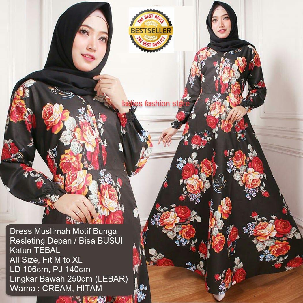 Gaun Pesta Panjang / Dress Muslimah ke Pernikahan / Gamis Jumbo / Dress Muslimah Ukuran Jumbo
