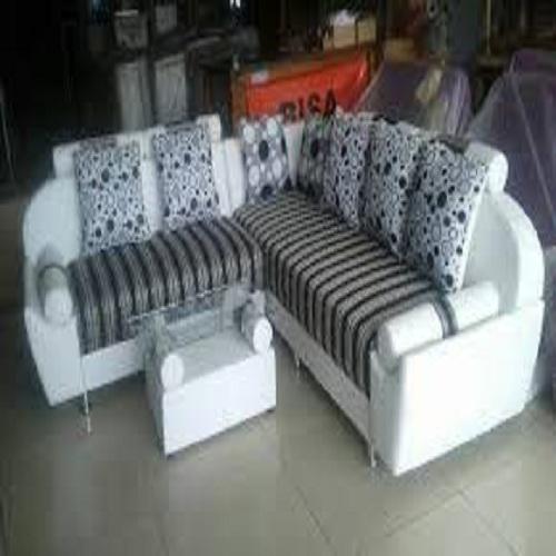 sofa sudut minimalis putih