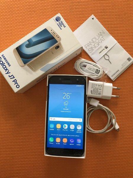 samsung j7pro black fullset ada minus