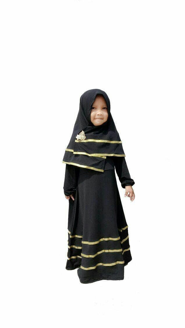 Jual Gamis anak/ baju muslim anak perempuan/ syari anak