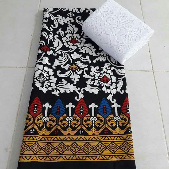 sixmo - setelan kain satin mawar rambat batik bali dan brokat lembaran motif bunga bahan kebaya bali kebaya modern kebaya wisuda bahan rok lilit