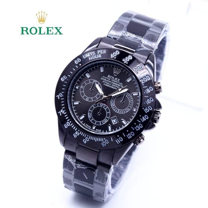 Jam Tangan Wanita / Cewek Rolex Ladies Daytona Rantai Full Black