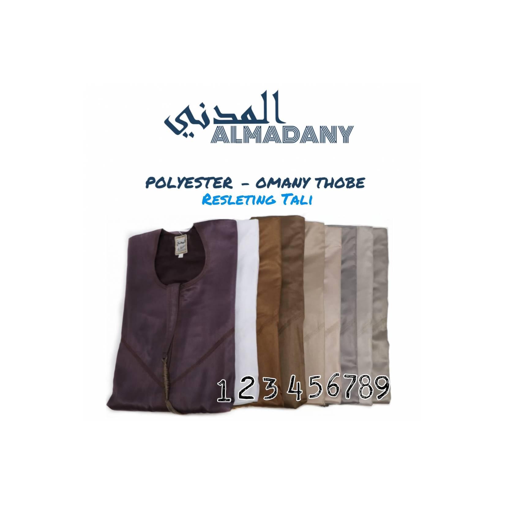 AL MADANY OMANI TALI - Jubah Pria Omany Ikaf Almadani Gamis Koko