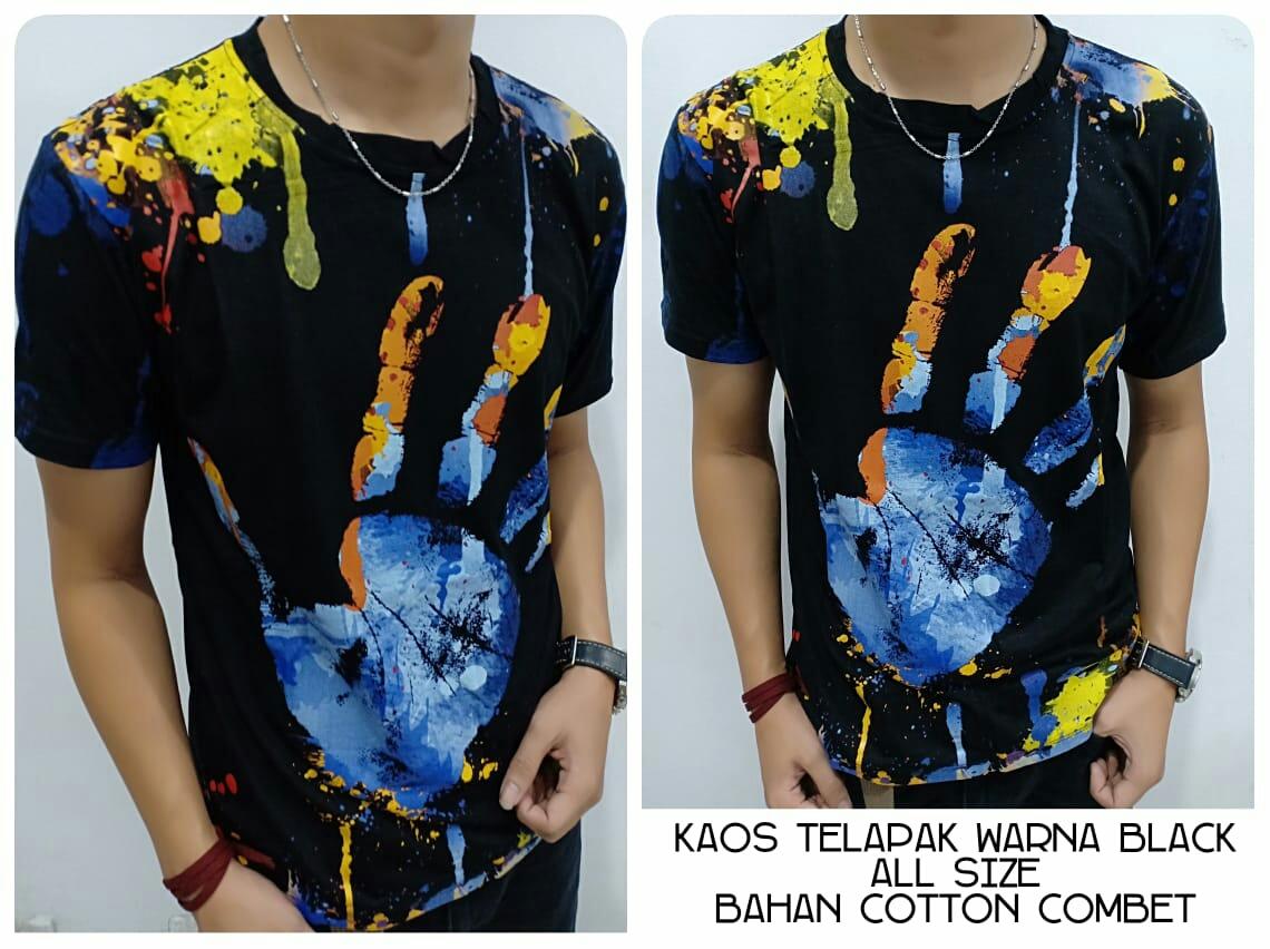 Master Tee - Kaos Distro T-Shirt Fashion 100% Soft Cotton Combed 30s Pria Wanita Cewe Cowo Baju T – Shirt 3D Terbaru Baru Kekinian Animasi Gambar / Baju Telapak Tangan / Batik Full Printing Kaos Termurah Berkualitas Kaos Disto Premium