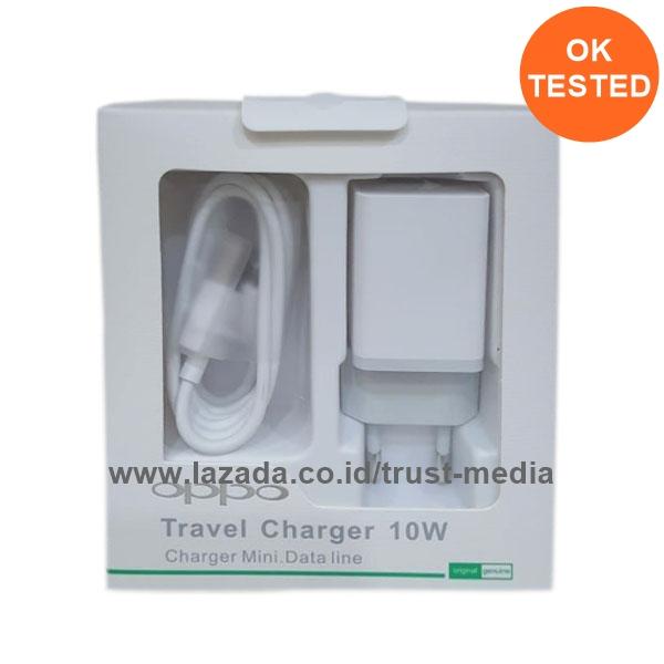 CHARGER OPPO F1 F1S F3 F5 A37 A35 R5 NEO 5 NEO 7 ORIGINAL 100% AK933GB / Adaptor Oppo / Adapter Oppo - Putih