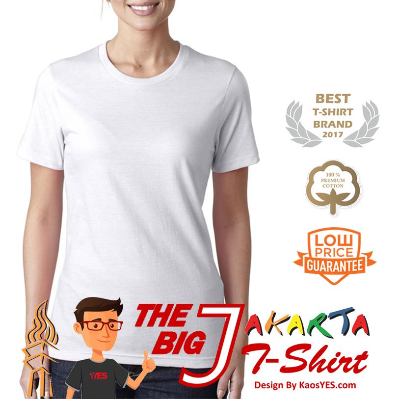 KaosYES T-Shirt Kaos Polos Wanita