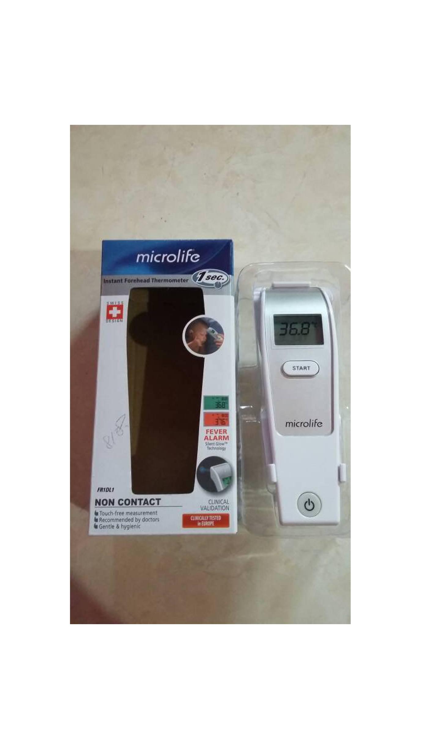 Thermometer infrared microlife non contac.