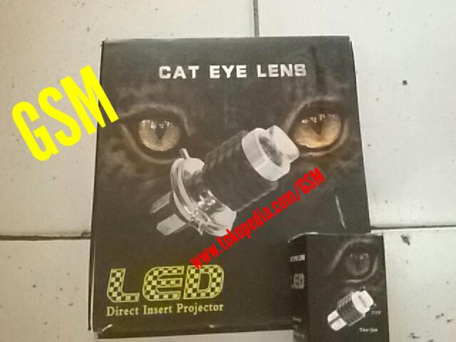 Lampu tembak NEW CAT EYE LENS PROJECTOR SOROT LED CREE U3 MOTOR MOBIL