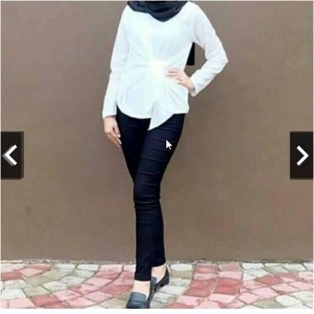 hokyfashion BLOUSE LOUISE TOP WHITE FIT L hokyfashion BLOUSE LOUISE TOP WHITE FIT L