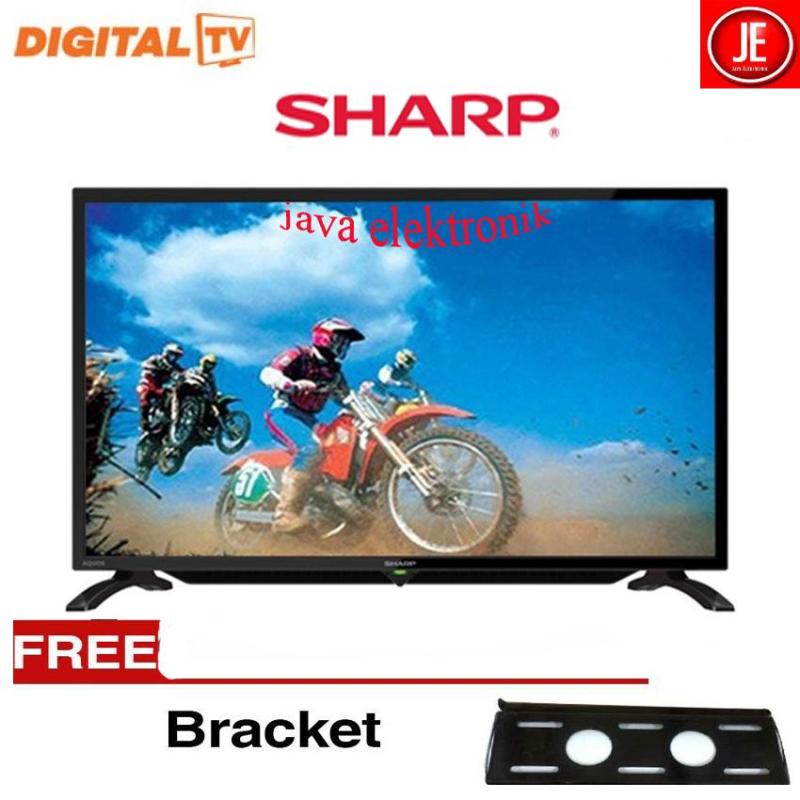 Sharp 32 LED Digital HD Ready TV - Hitam (Model LC-32LE295i) garansi resmi