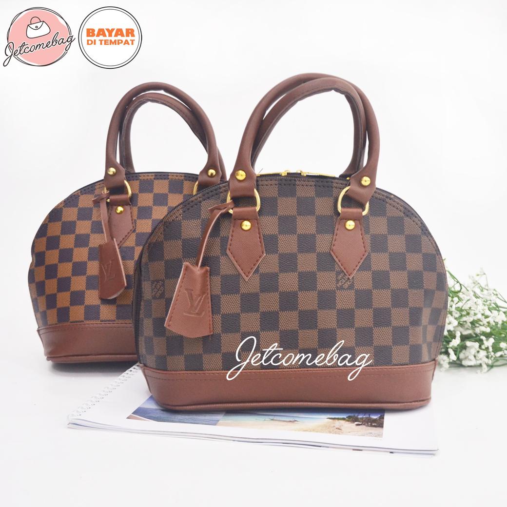 Tas Wanita Murah Handbag Tenteng Slingbag LV Alma Branded Terbaru JETCOMEBAG